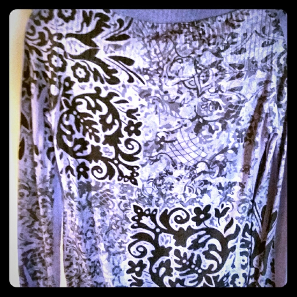 NWT TEMTPATION Cotton Blend Top. M - Picture 3 of 7